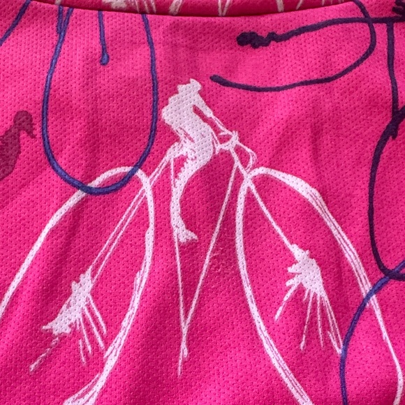 Women’s Pink Terry Bike Shirt Jersey Size Small S with back pockets - Picture 10 of 10